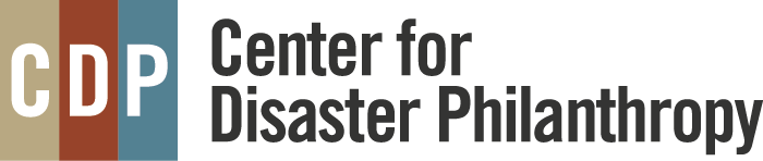 Center for Disaster Philanthropy official logo